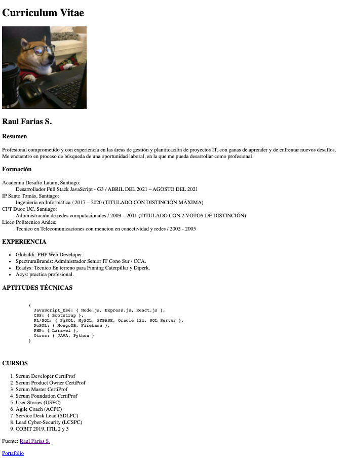 cv Raul Farias S.